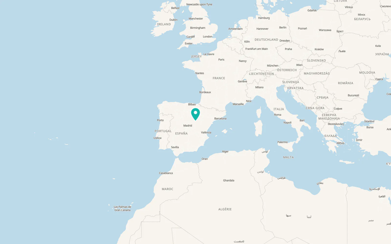 Map of Riba de Saelices