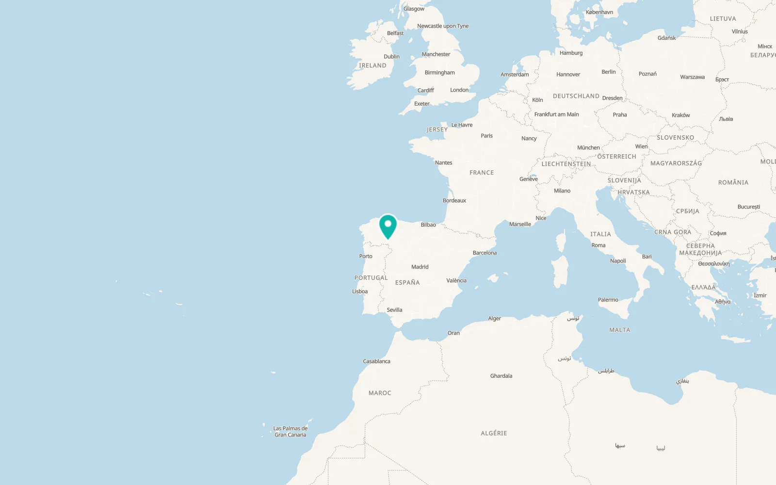 Map of Robleda-Cervantes
