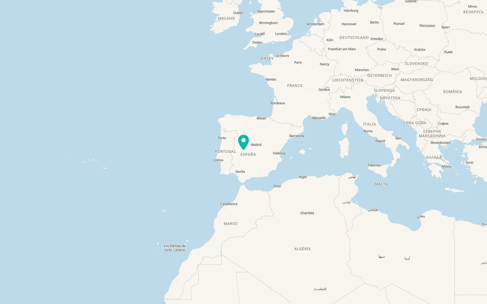 Map of Robledollano