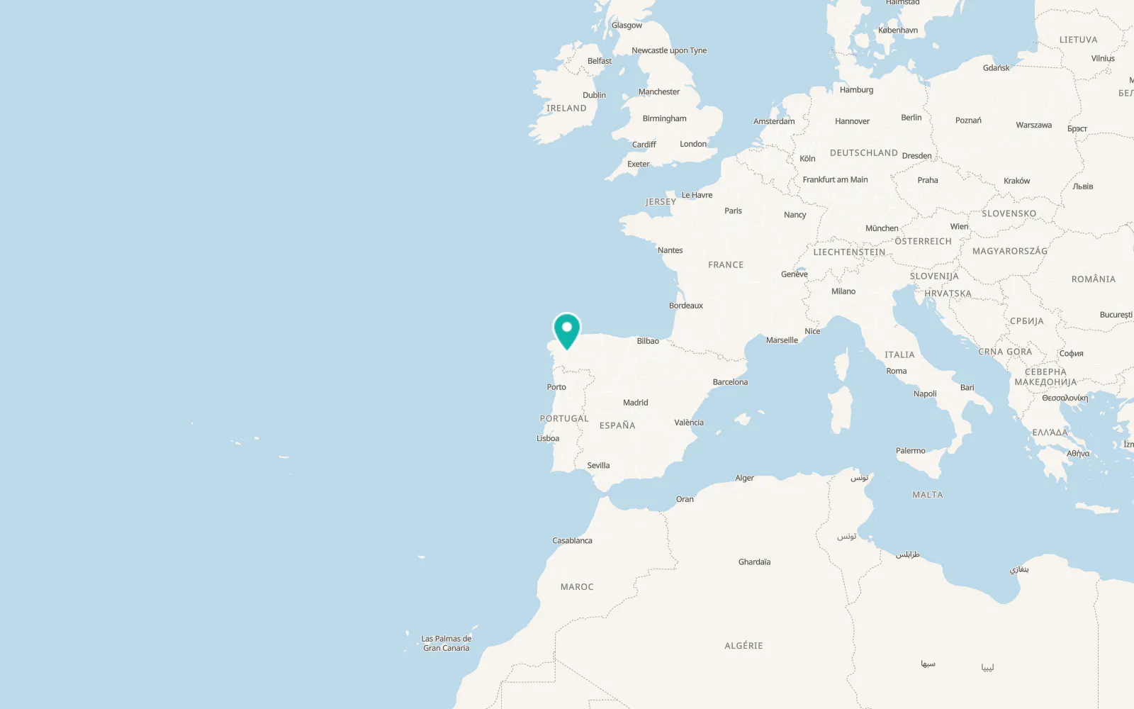 Map of Rodeiro