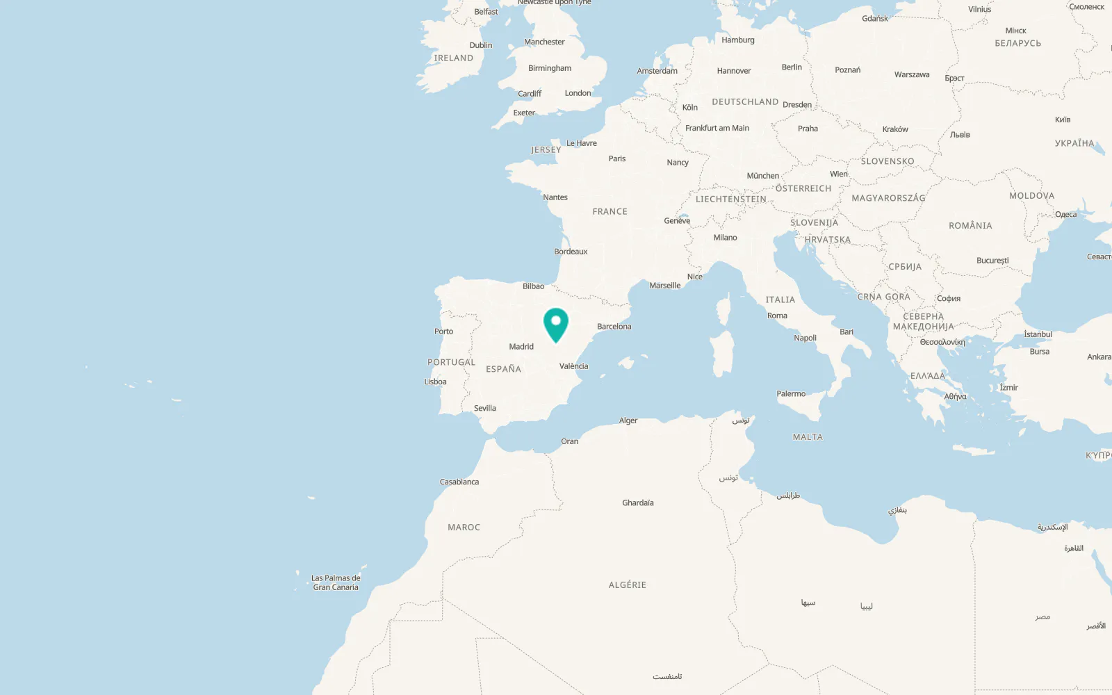 Map of Royuela