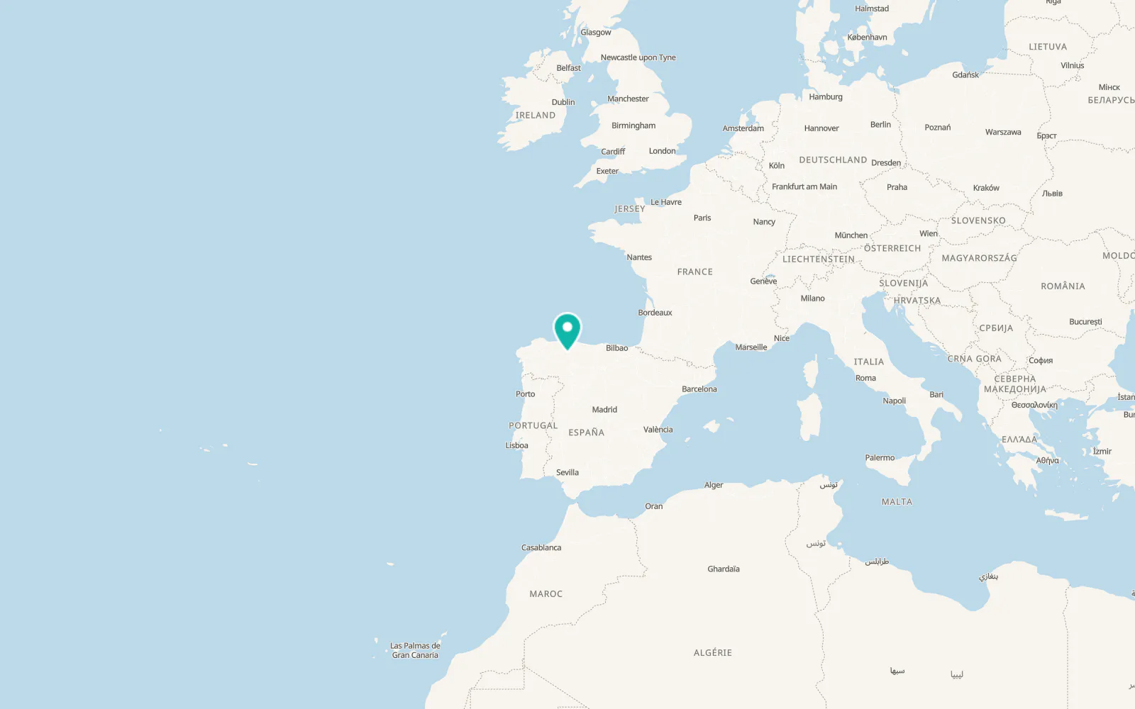 Map of San Emiliano