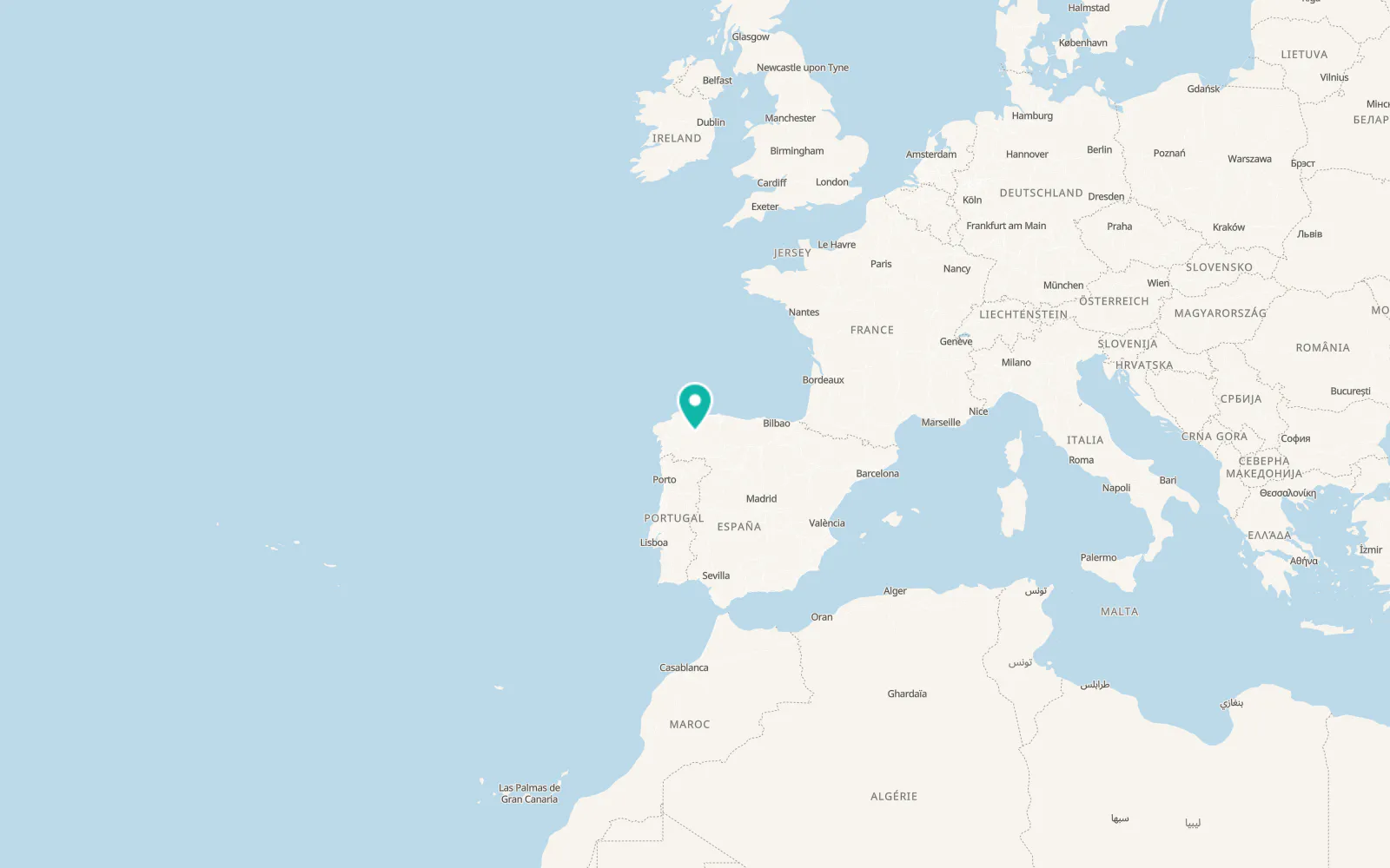 Map of San Román