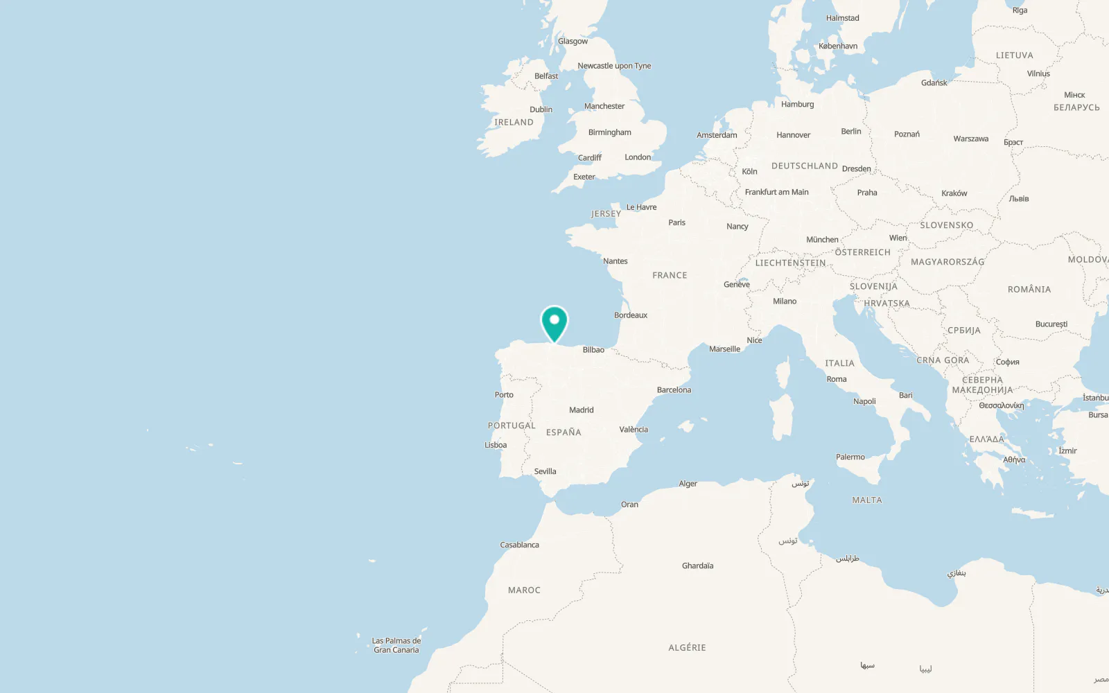 Map of Santa Eulalia