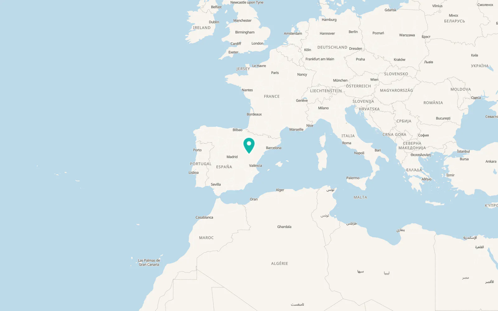 Map of Santa Eulalia
