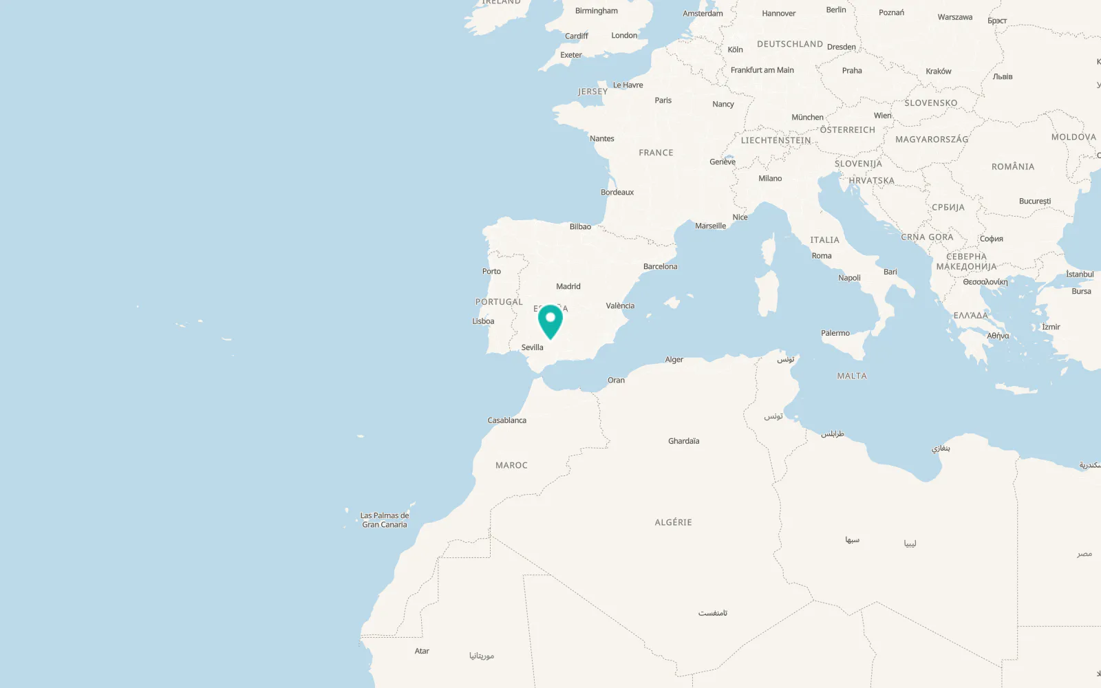 Map of Santaella