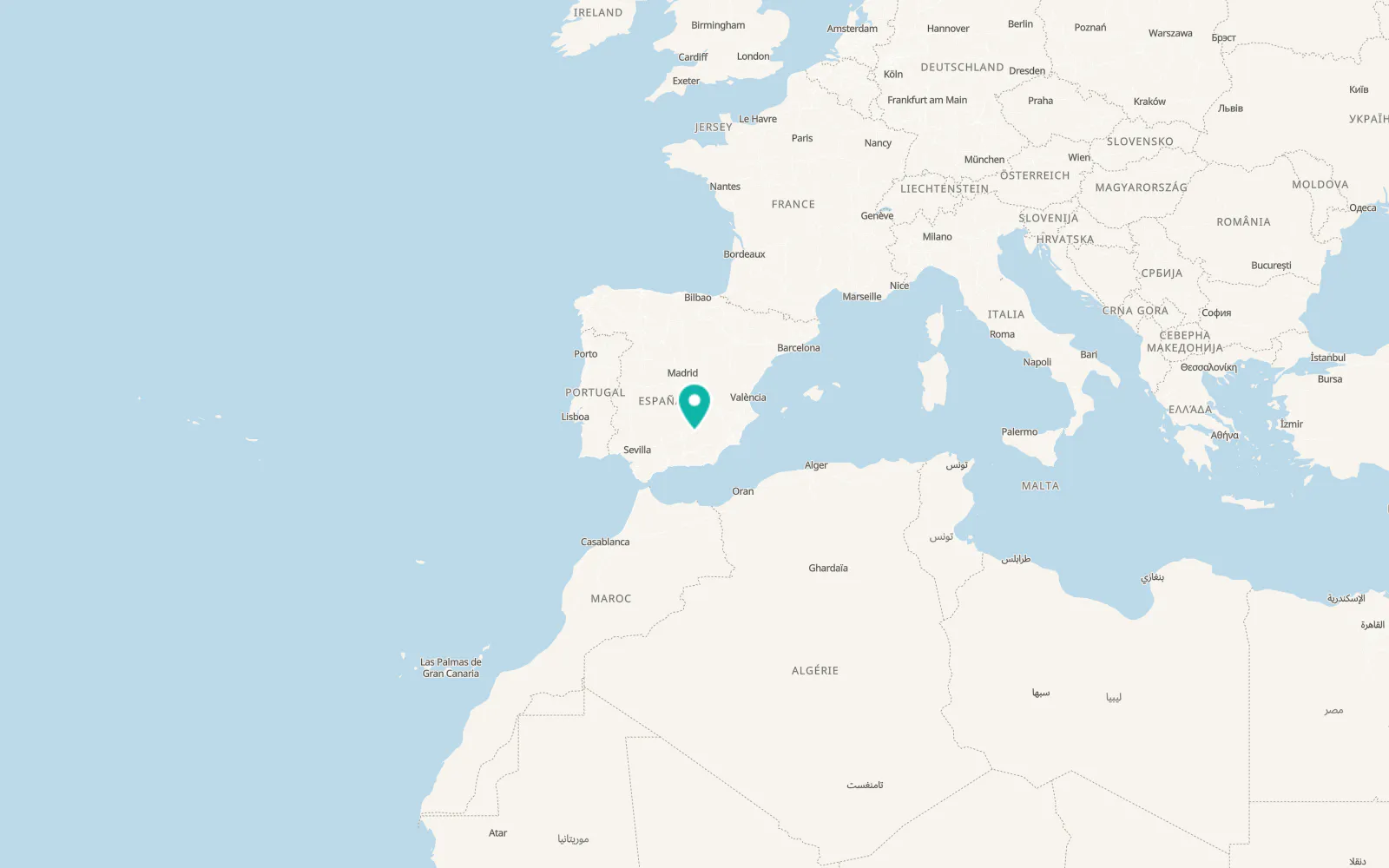 Map of Santo Tomé