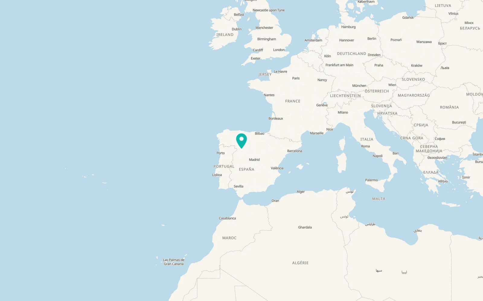 Map of Sanzoles