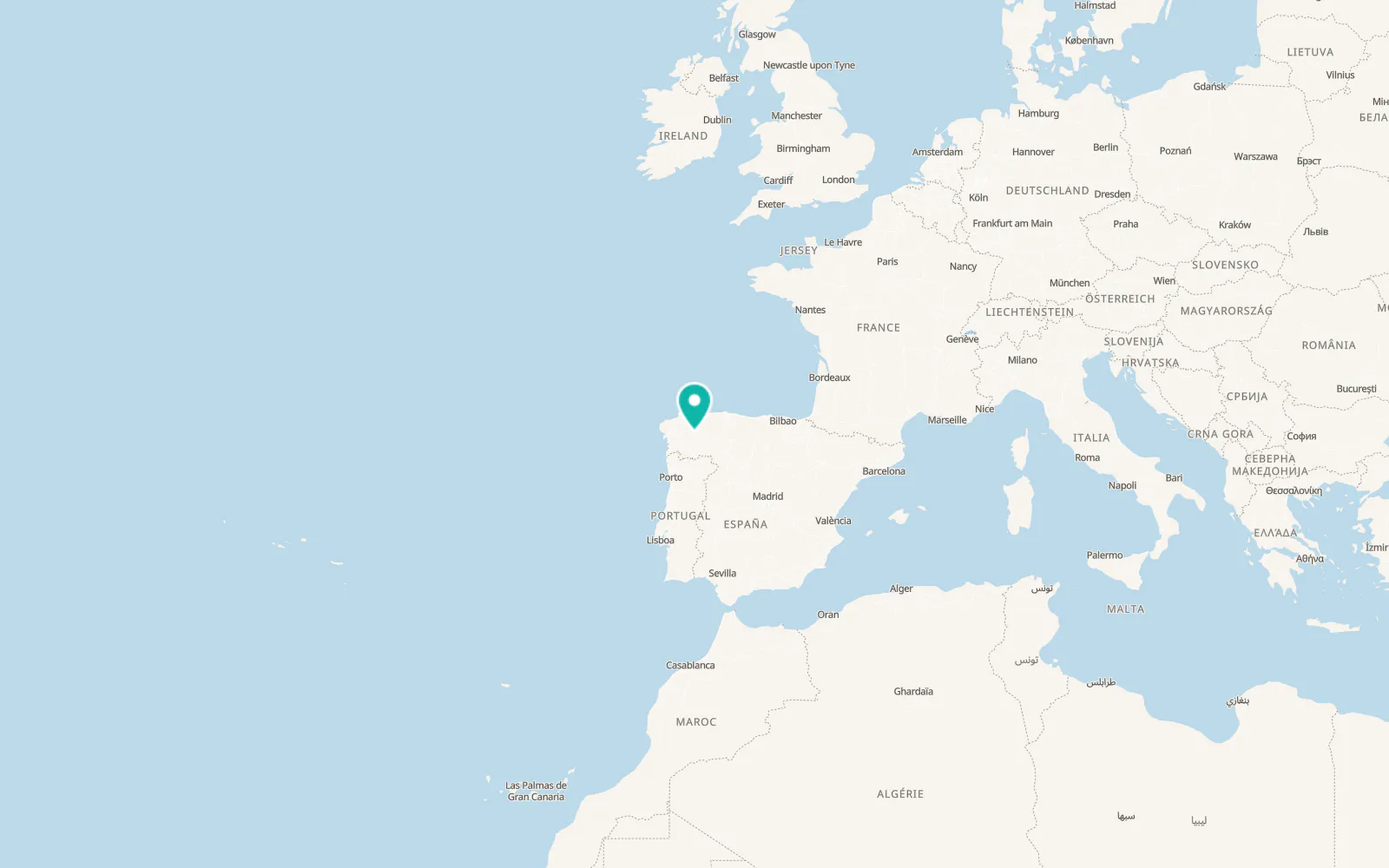 Map of Sarria