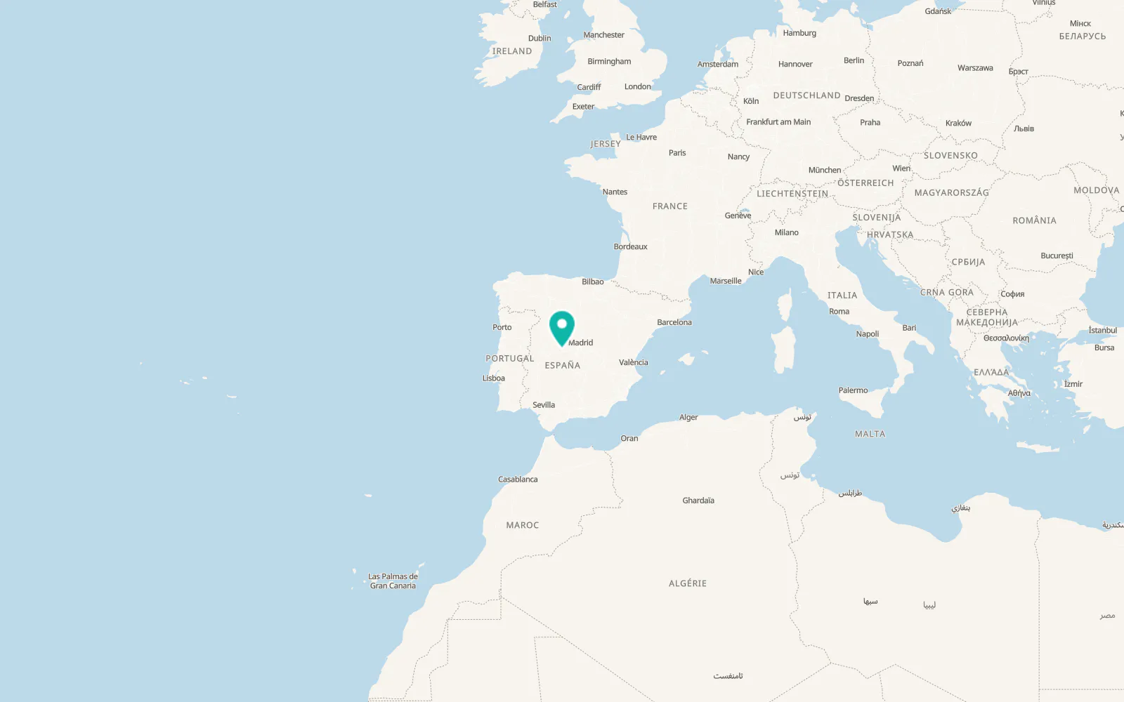 Map of Segurilla