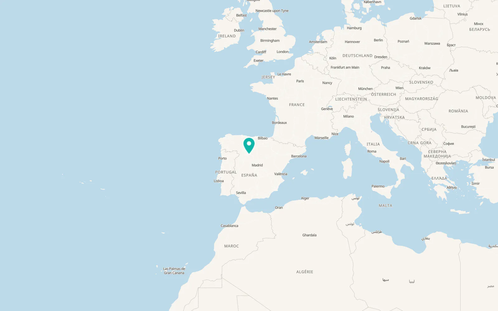 Map of Serrada