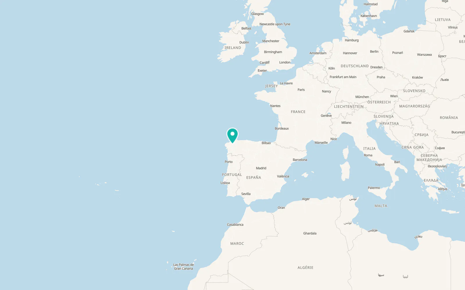 Map of Sobrado