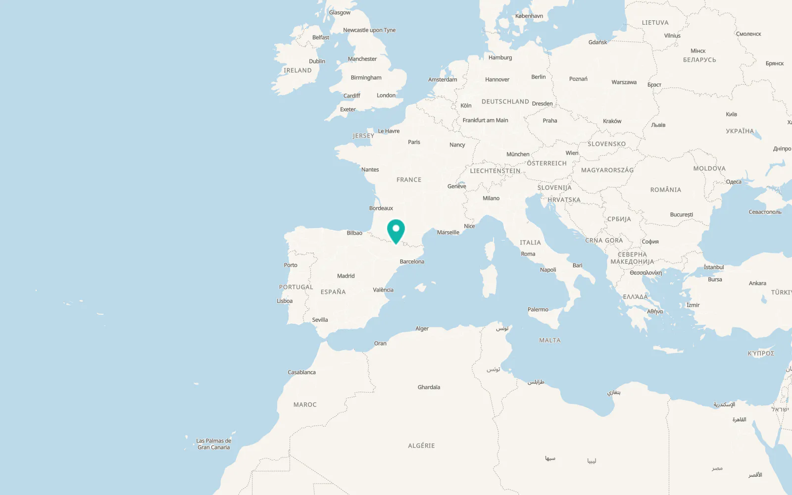 Map of Sopeira