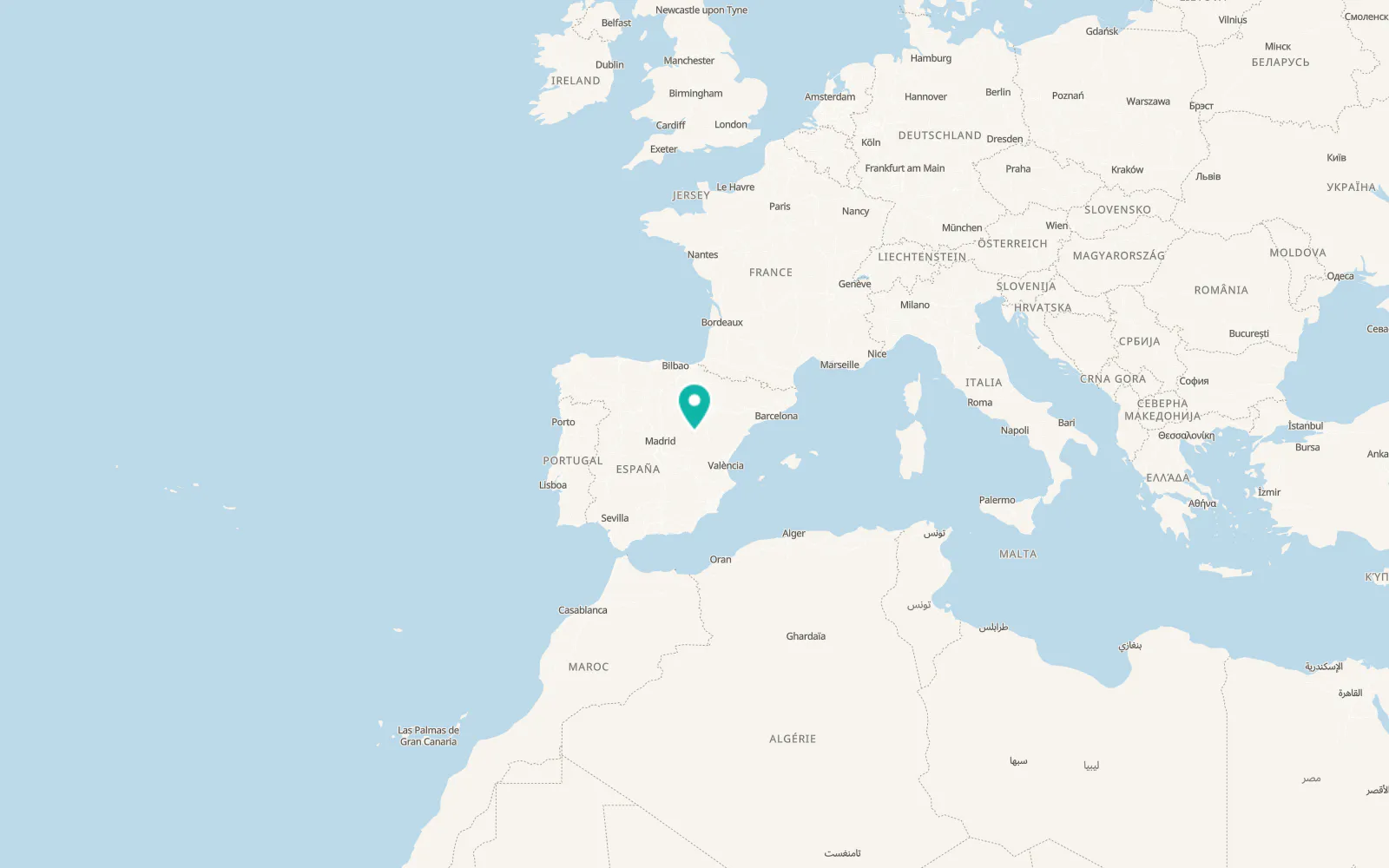 Map of Taravilla