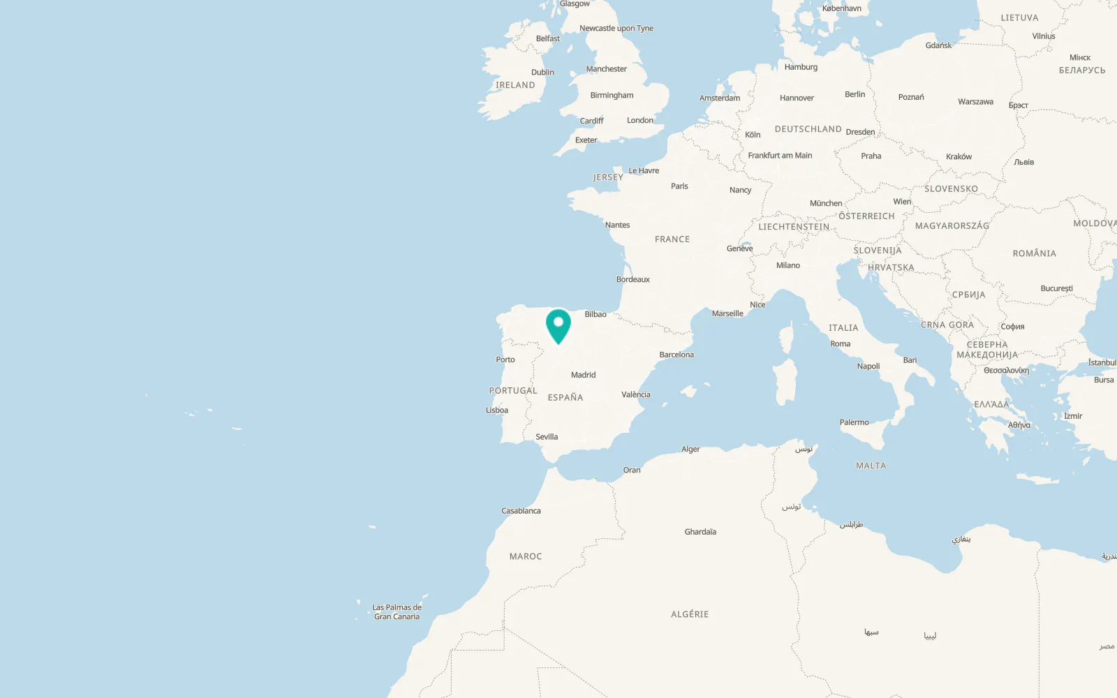 Map of Tiedra
