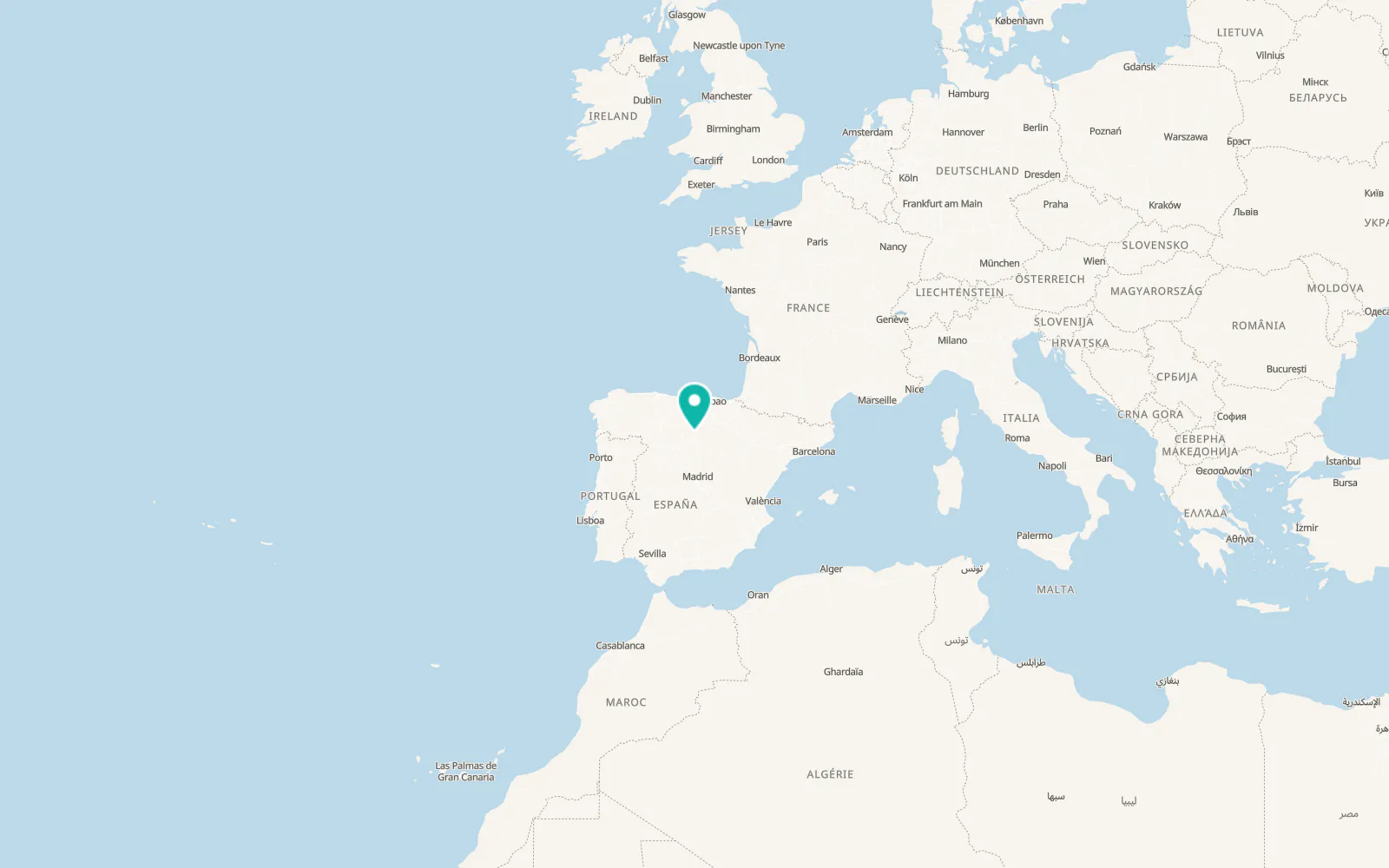 Map of Tordómar