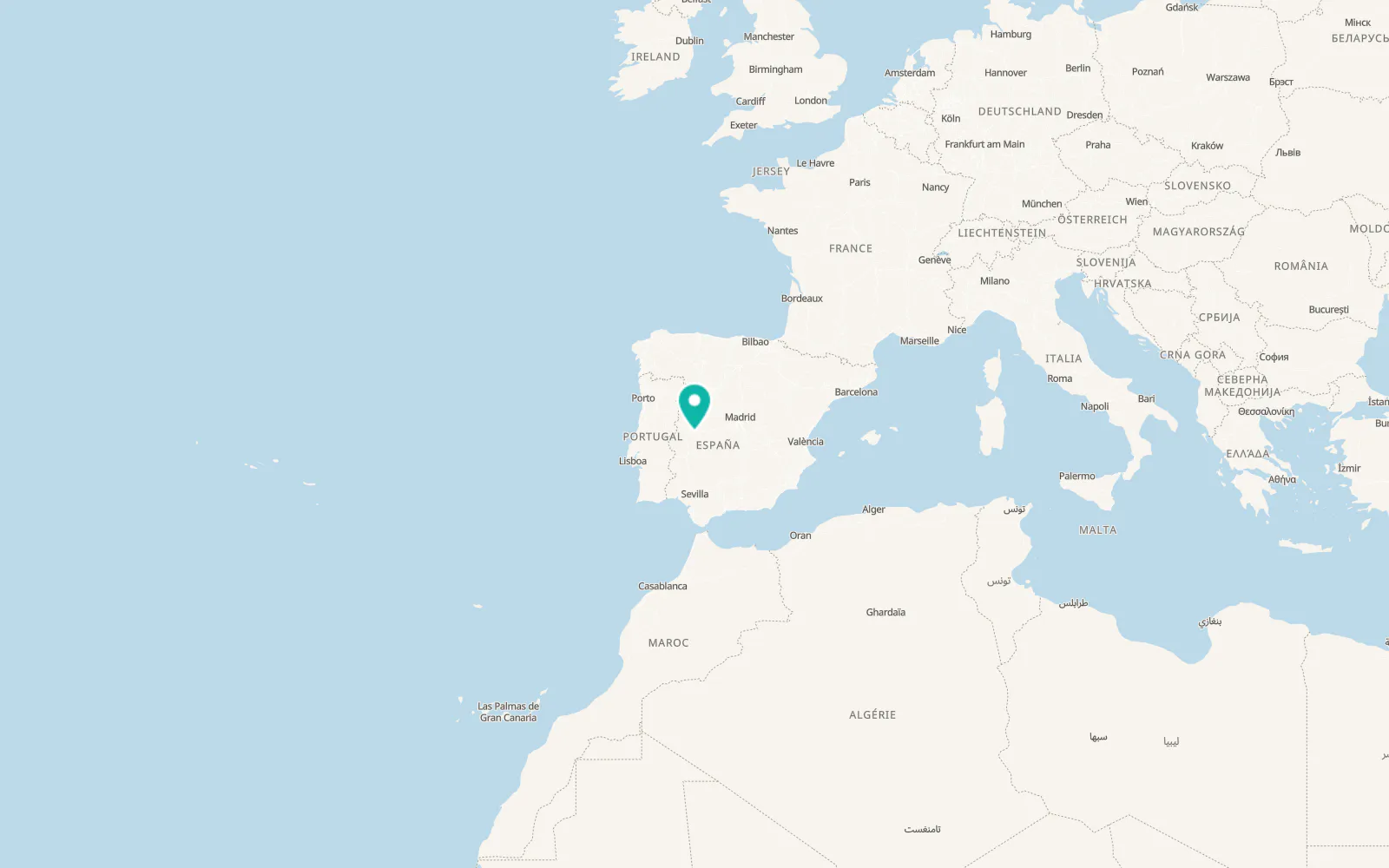 Map of Torrejón el Rubio