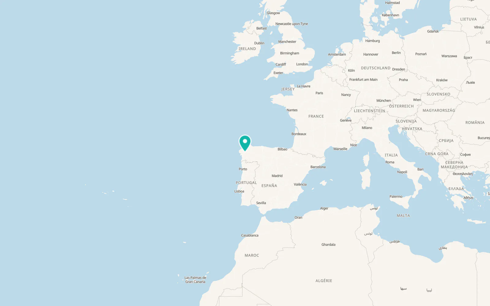 Map of Touro