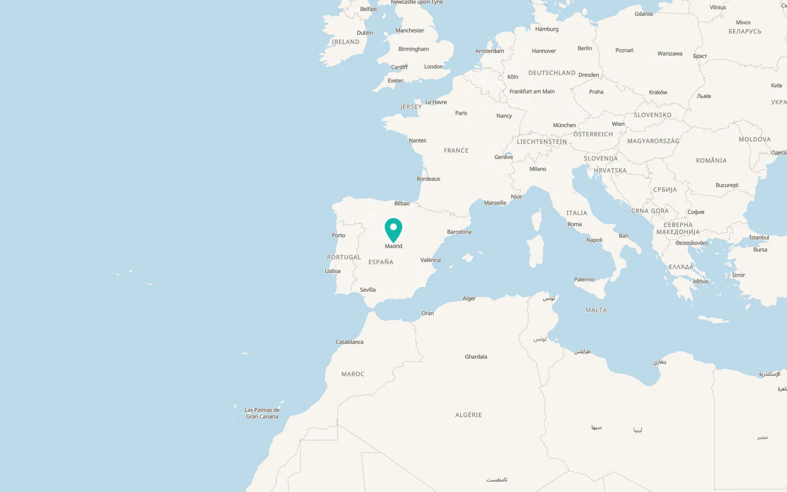 Map of Trafalgar