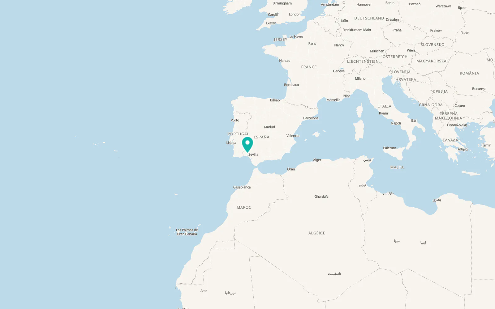 Map of Trigueros