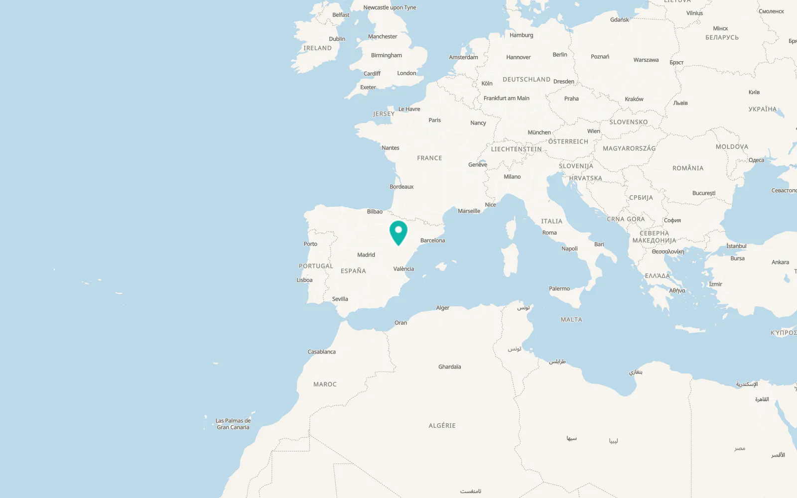 Map of Utrillas