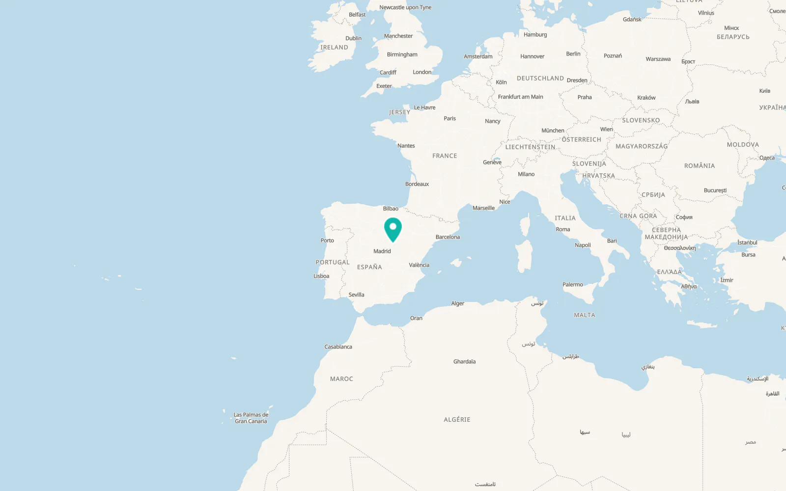 Map of Valderrebollo