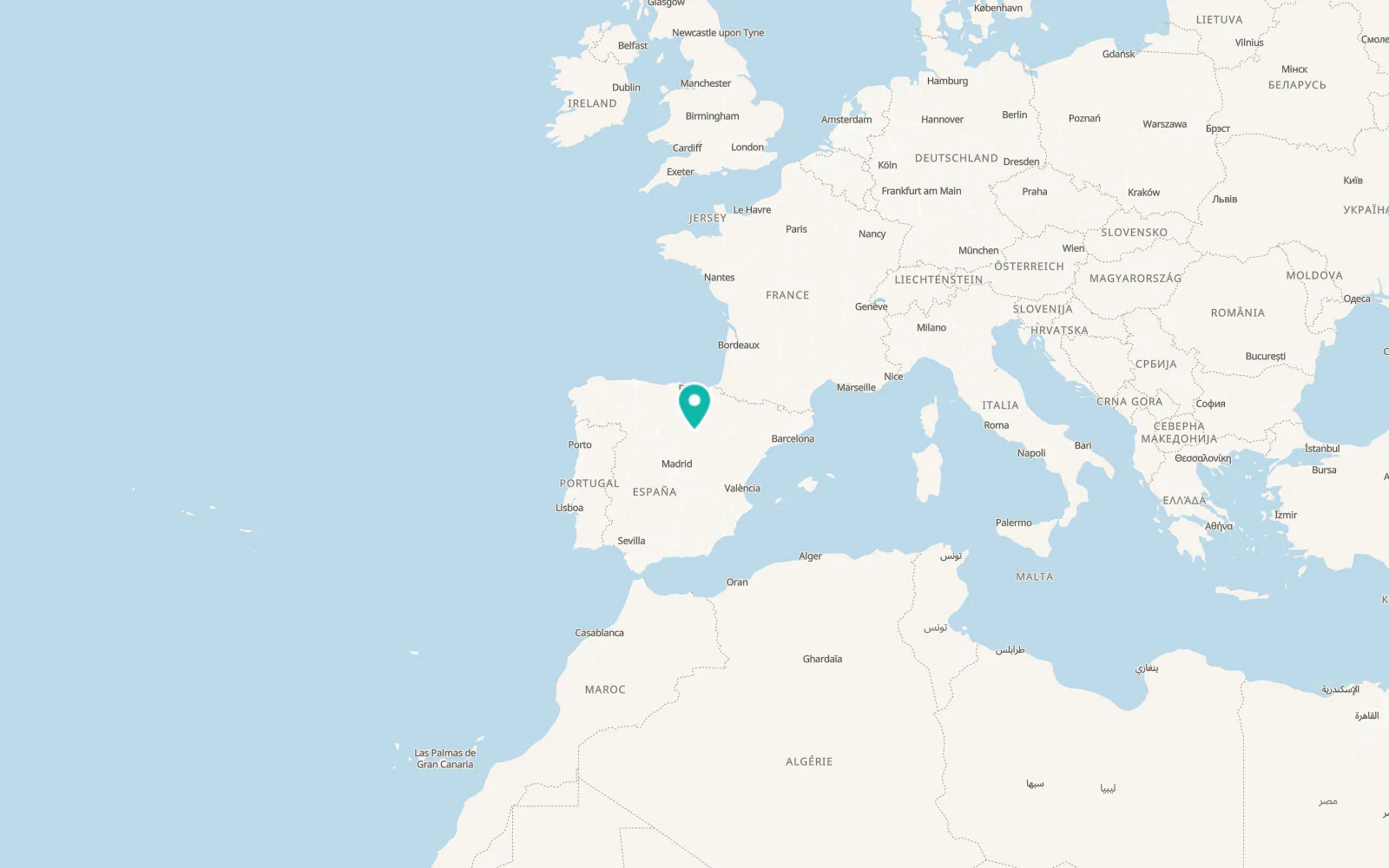 Map of Valderrodilla