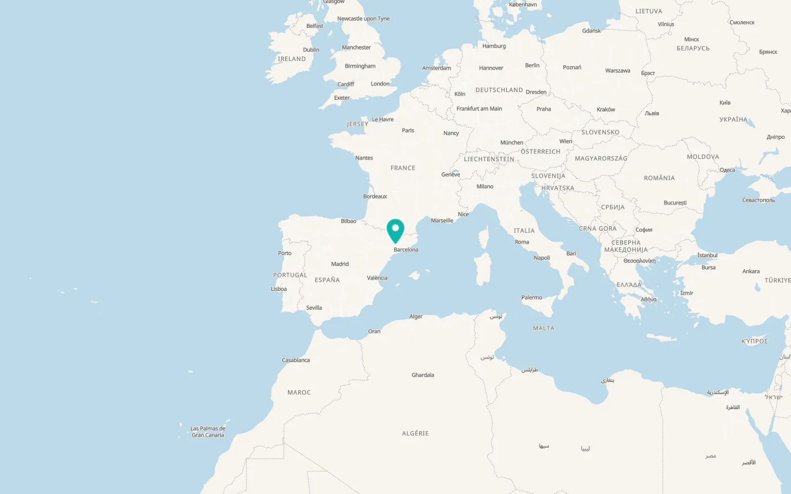 Map of Vallfogona de Riucorb