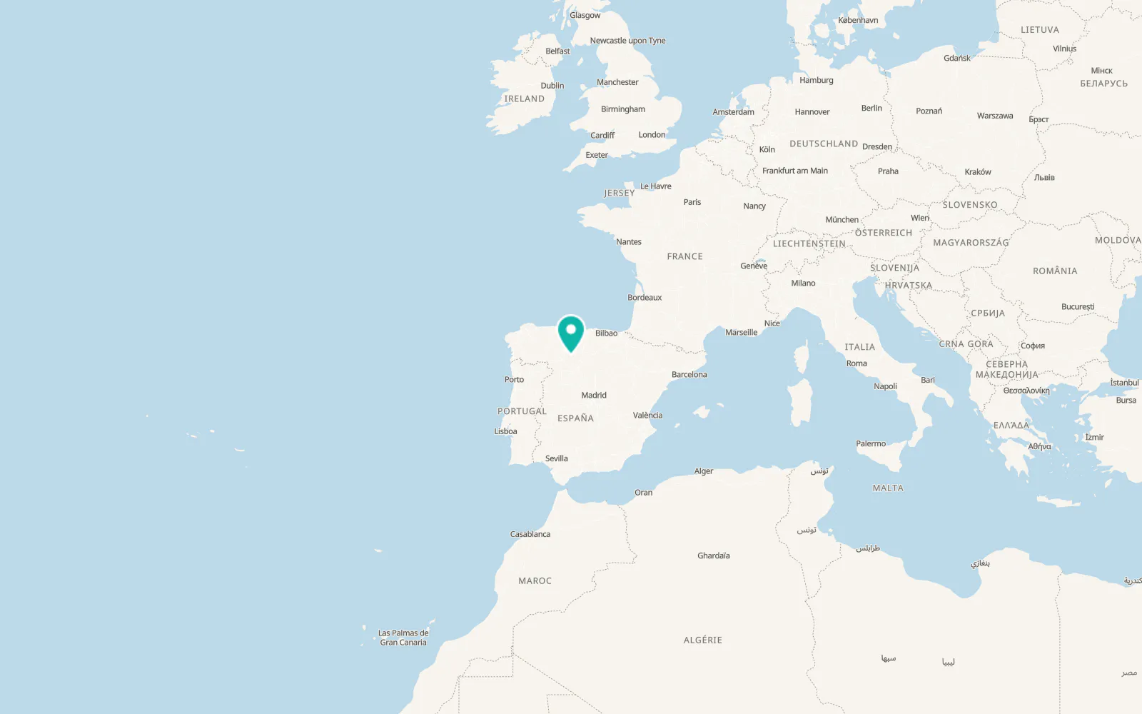 Map of Vega de Ruiponce