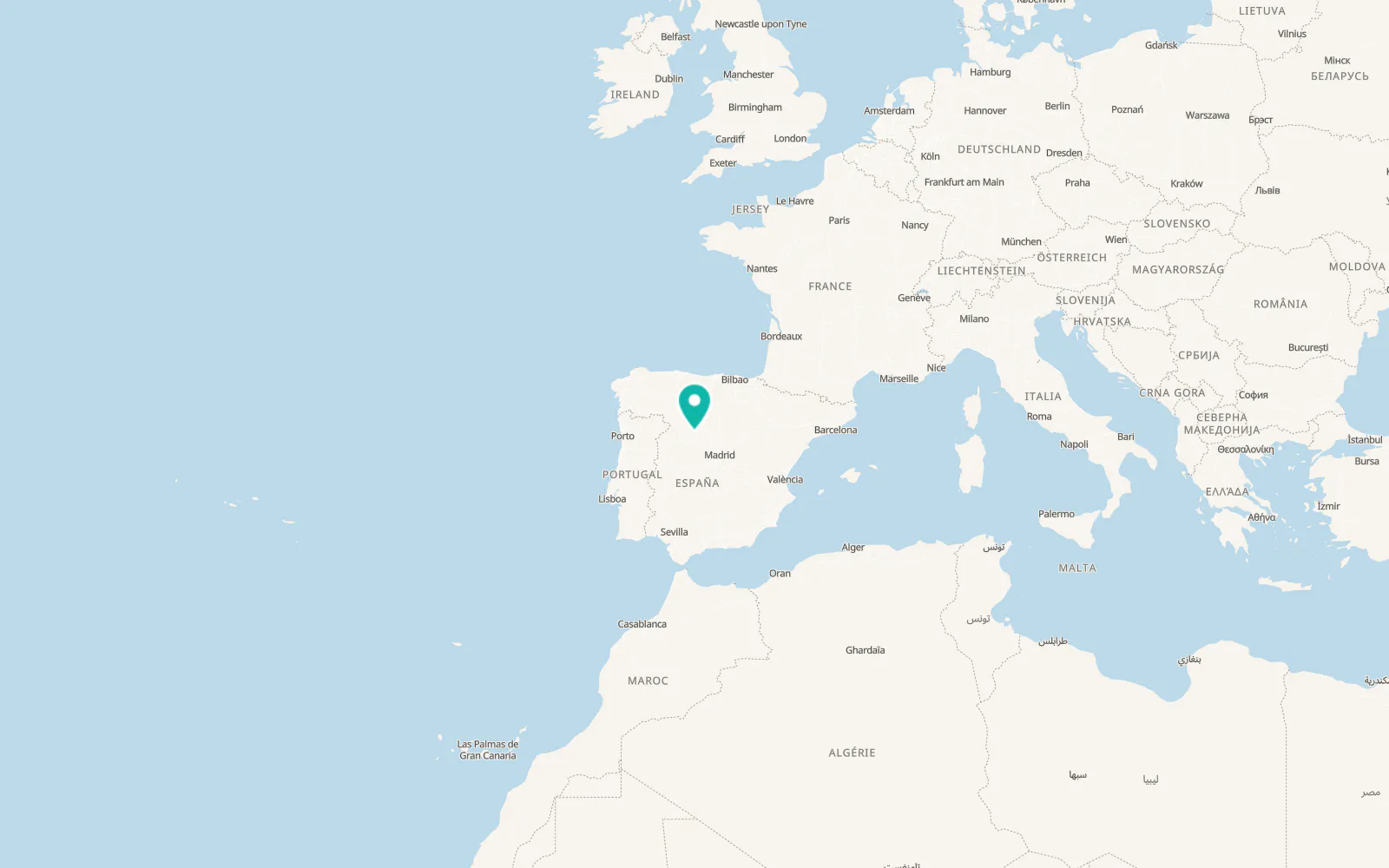 Map of Velascálvaro