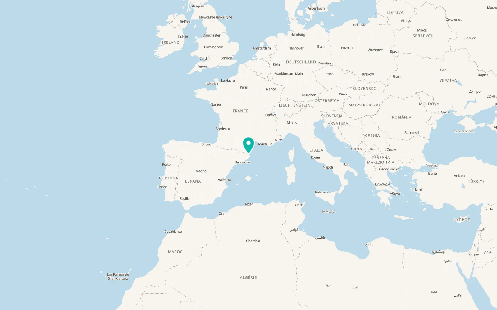 Map of Ventalló