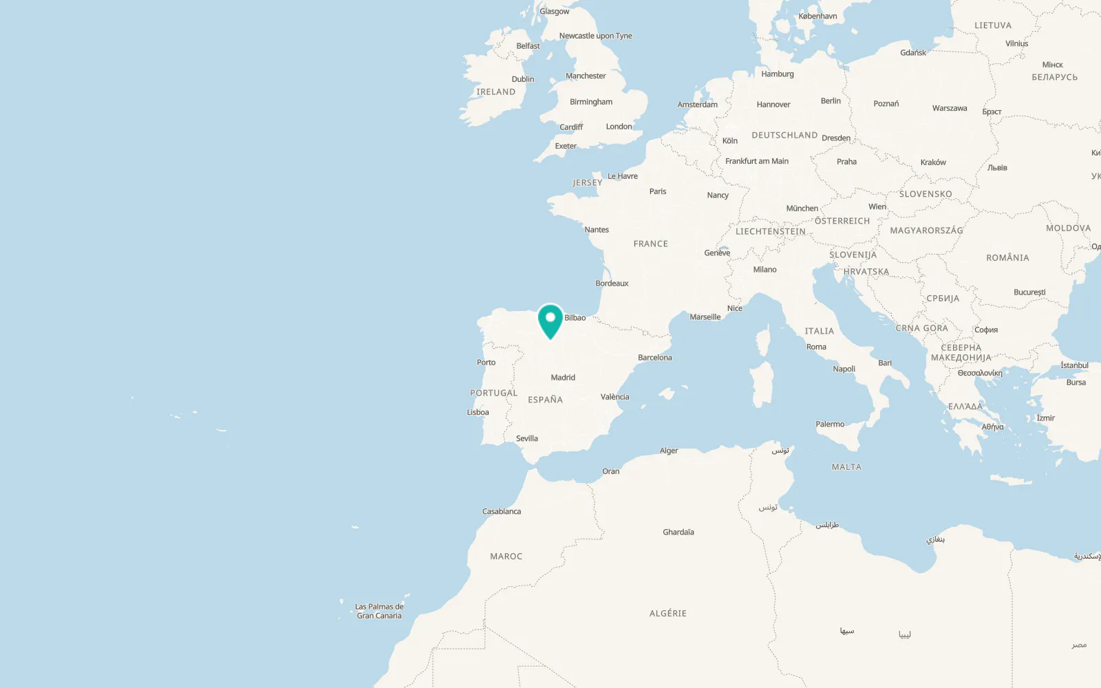 Map of Villalobón