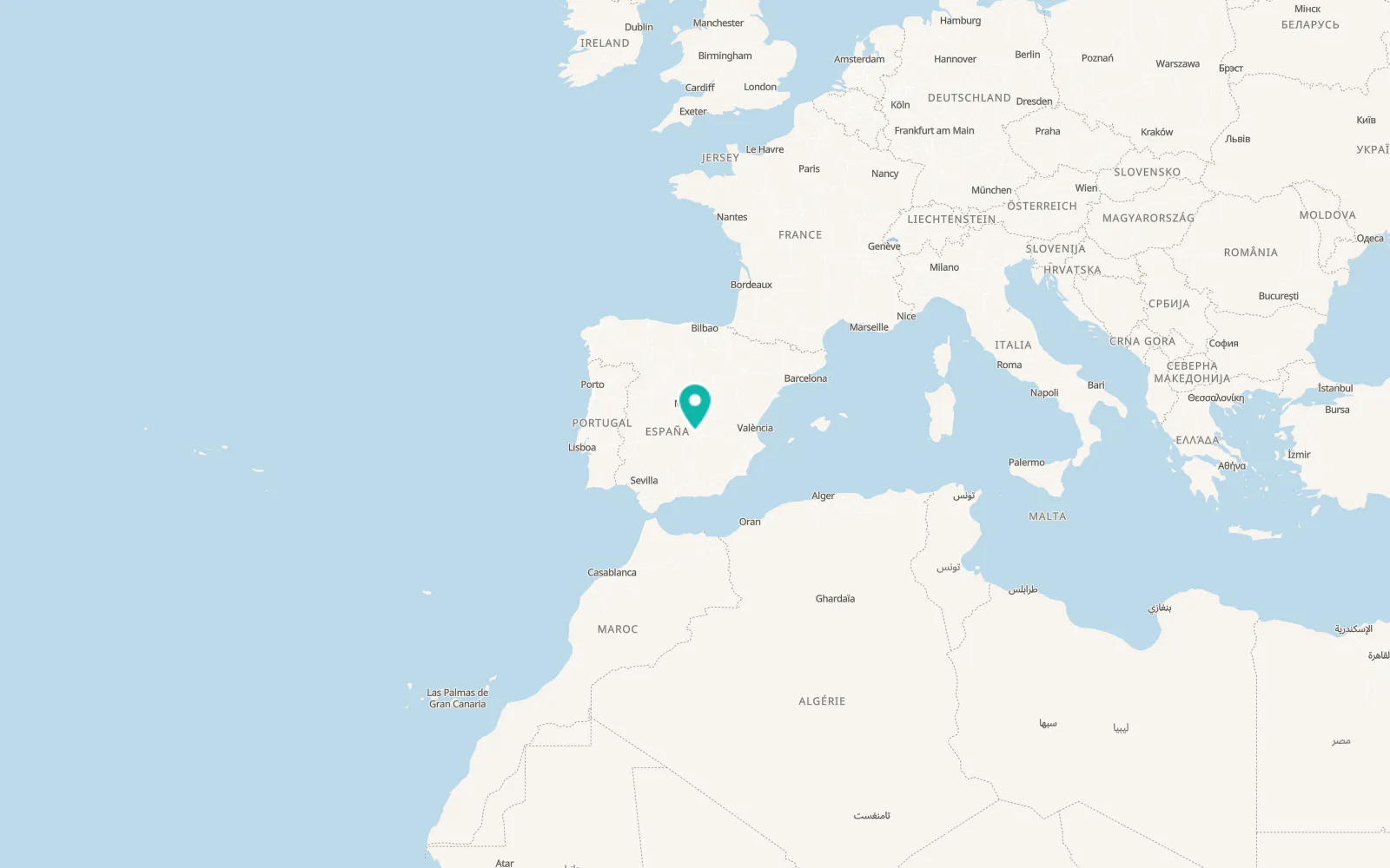 Map of Villarta de San Juan