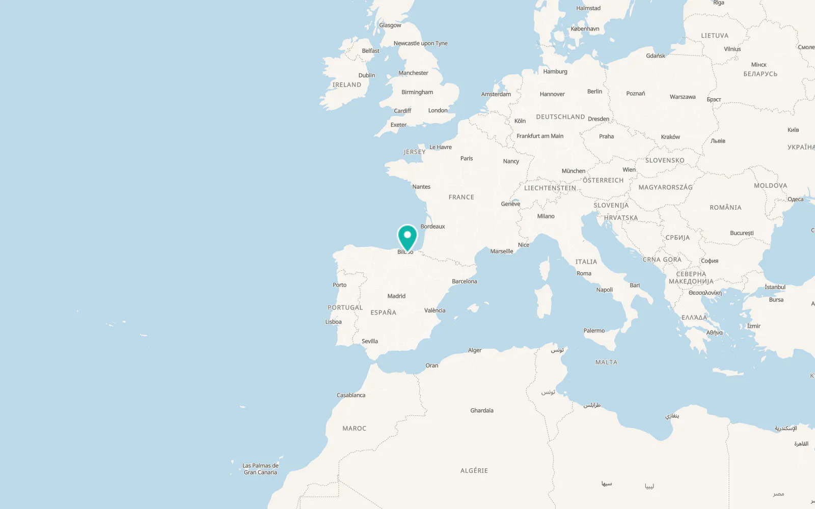 Map of Zeanuri