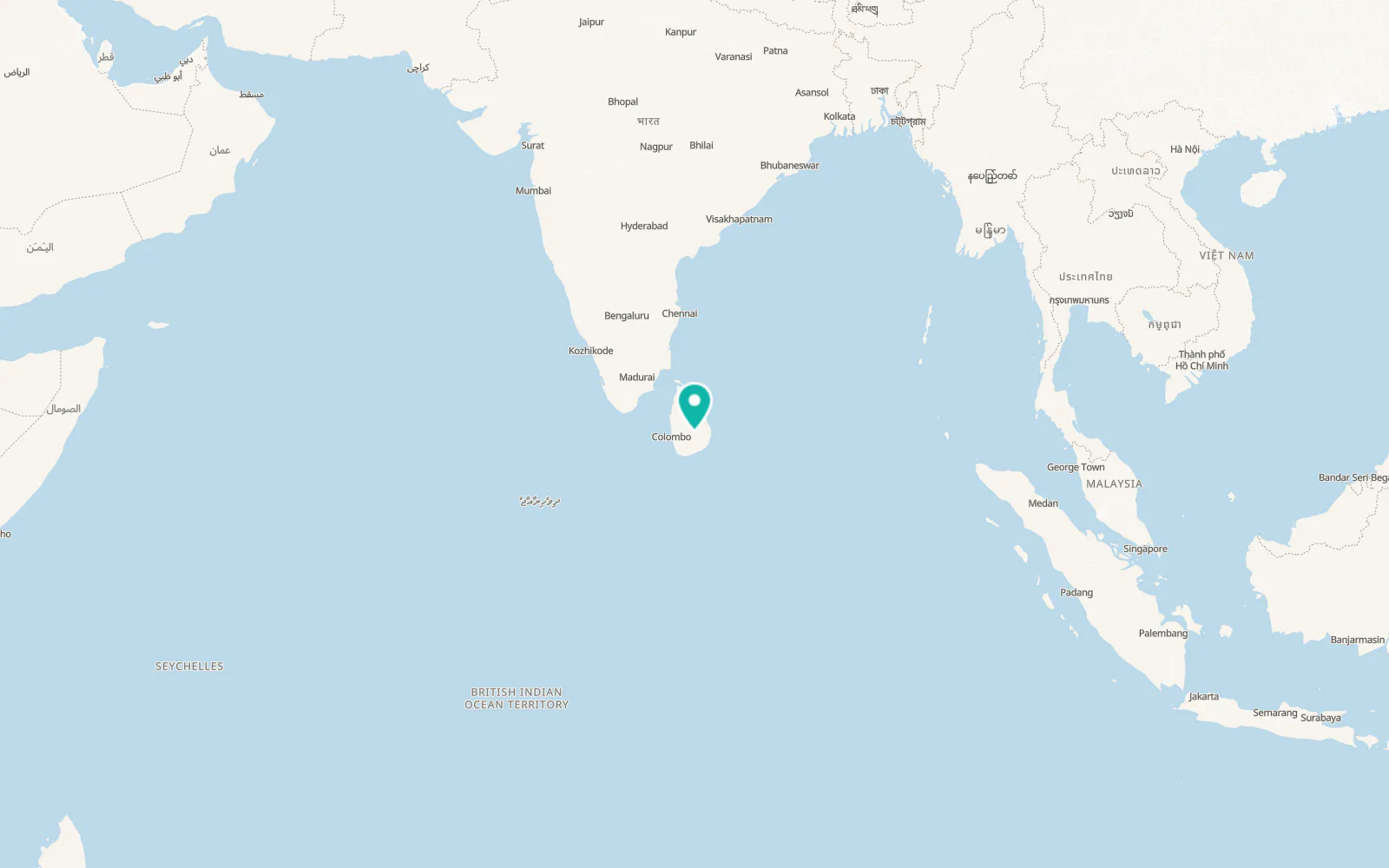 Map of Bogahakumbura