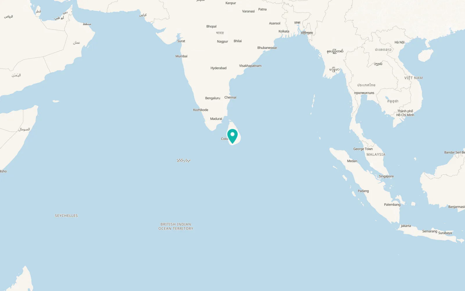 Map of Devinuwara