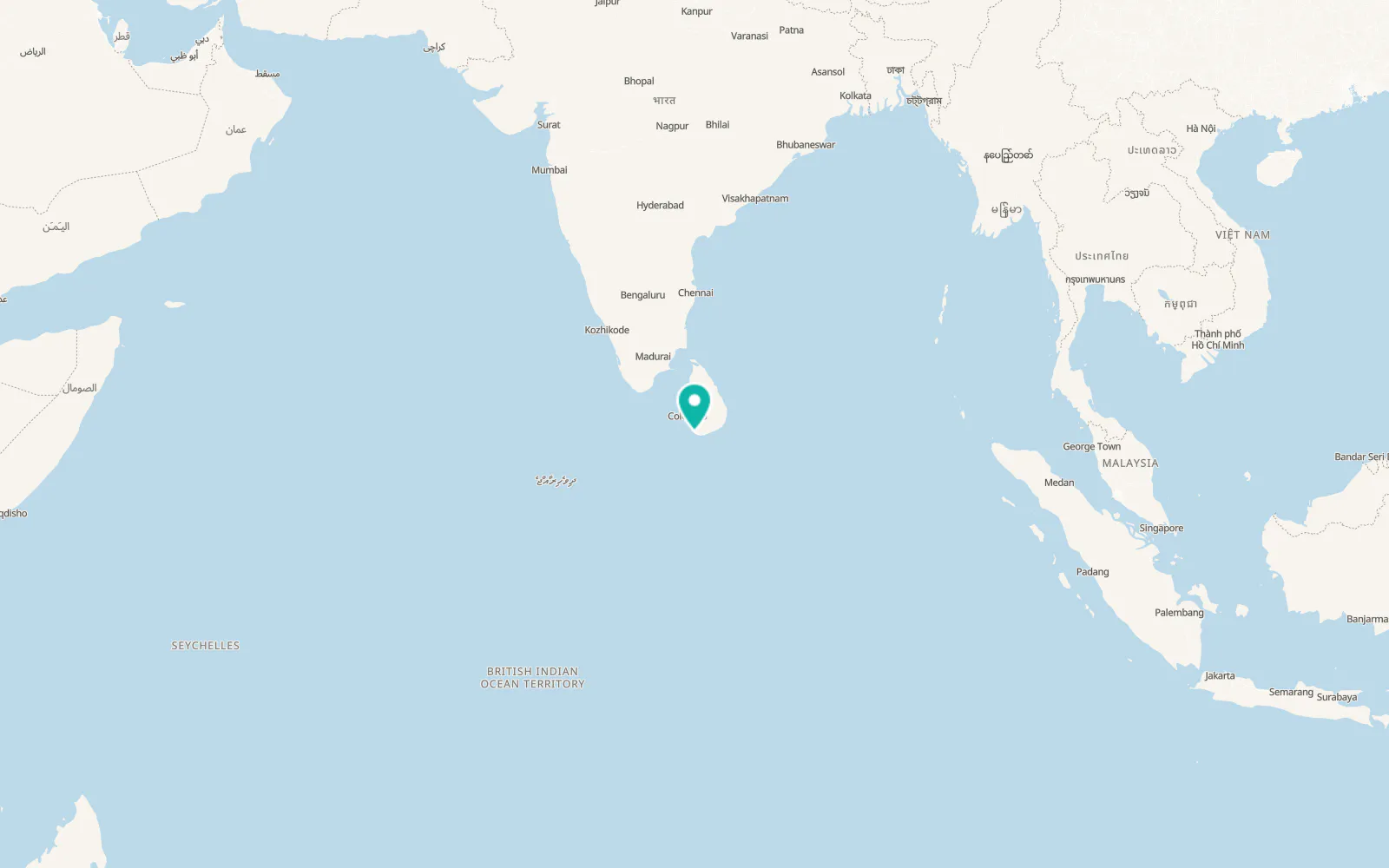 Map of Galle