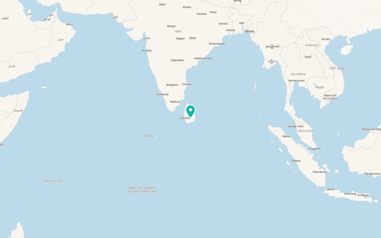 Map of Haputale