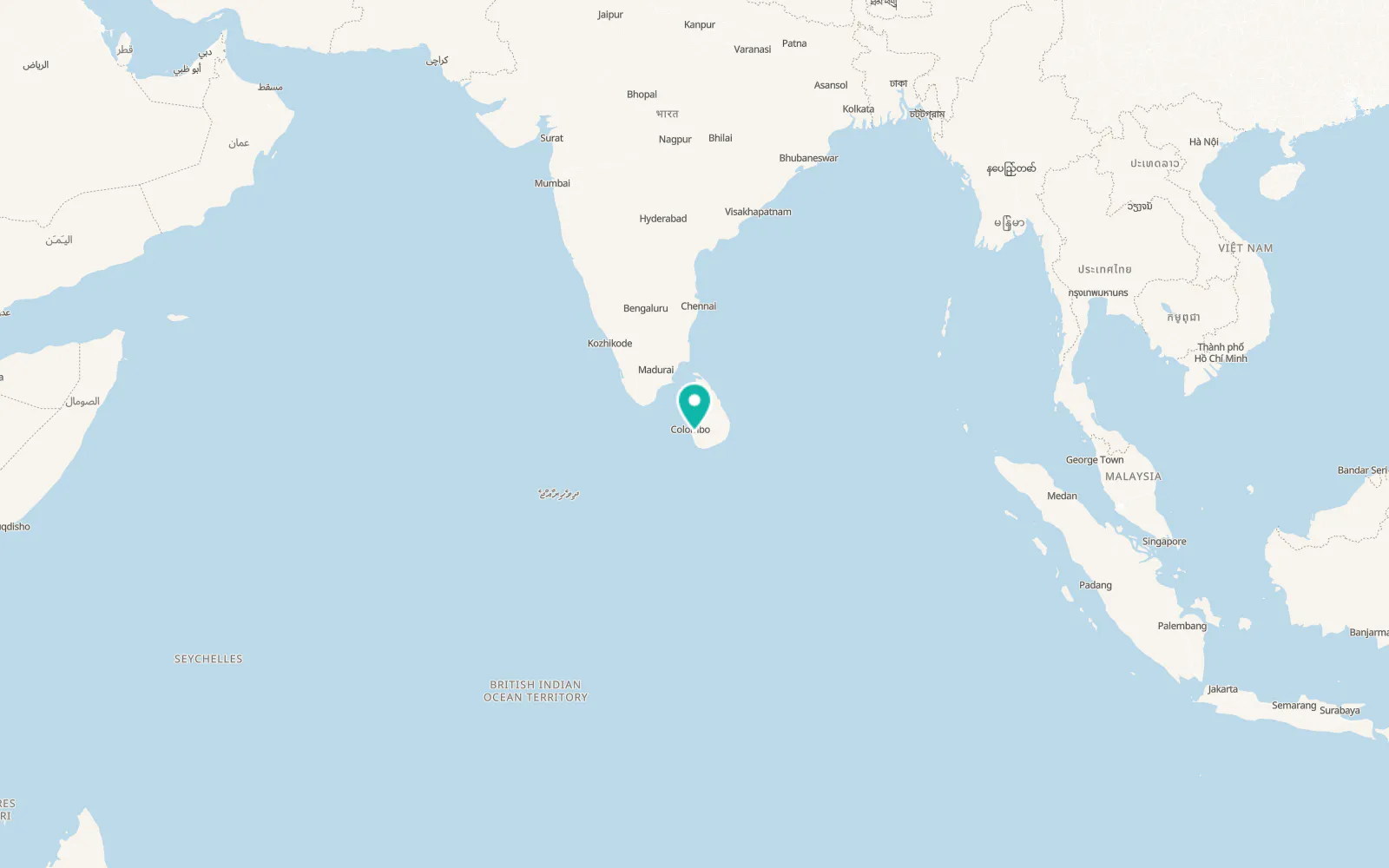 Map of Horana South
