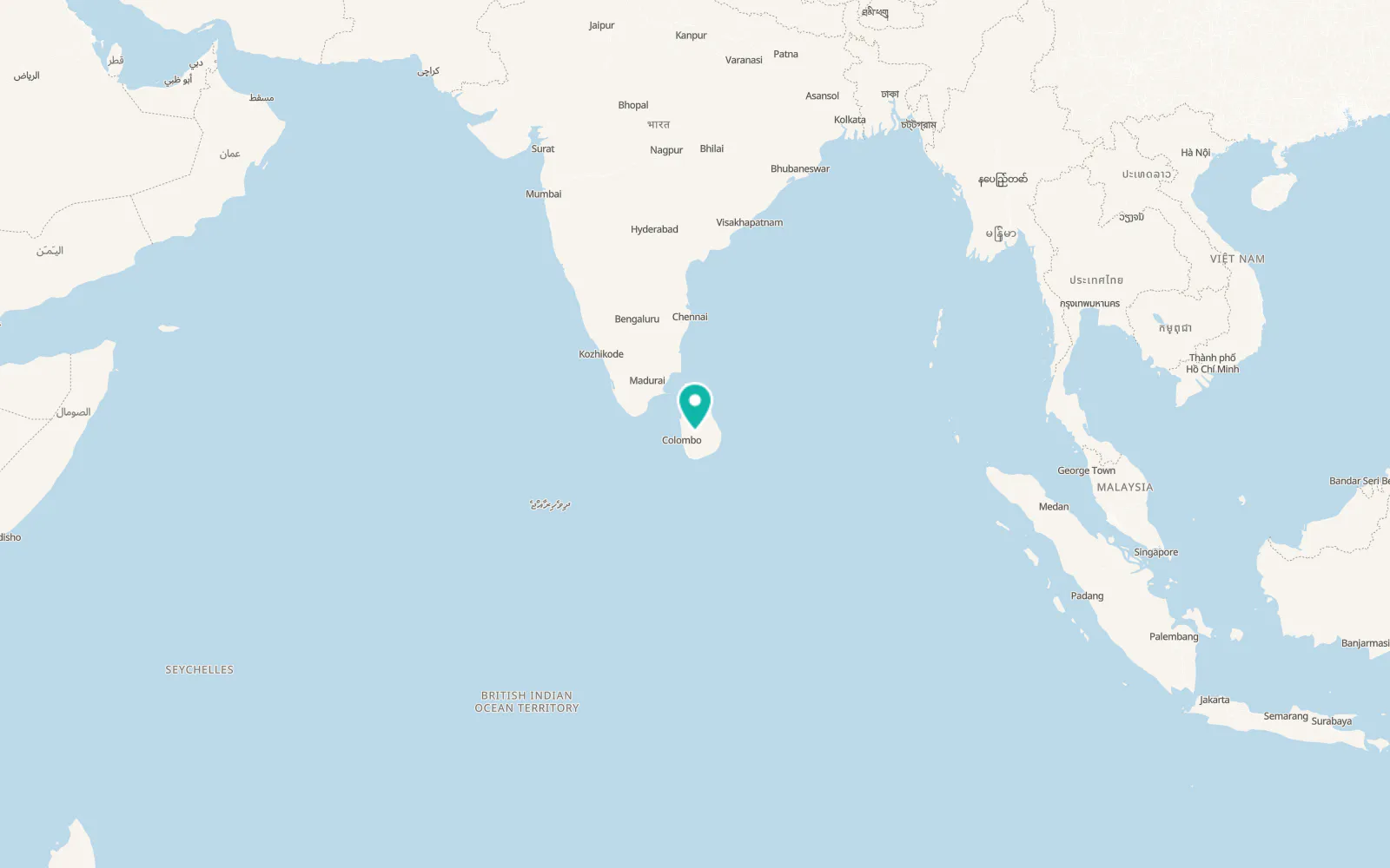Map of Kadugannawa