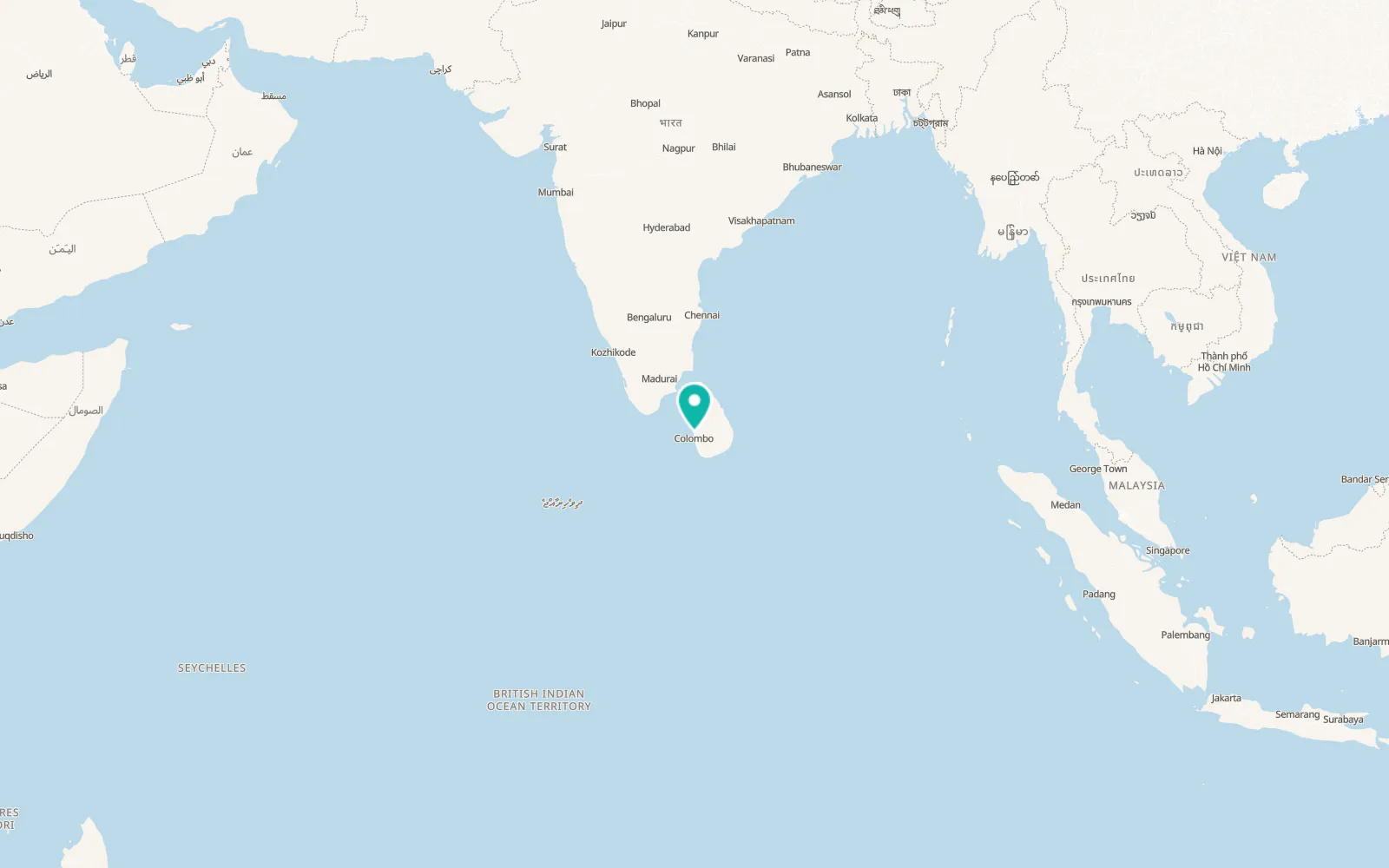 Map of Katunayaka