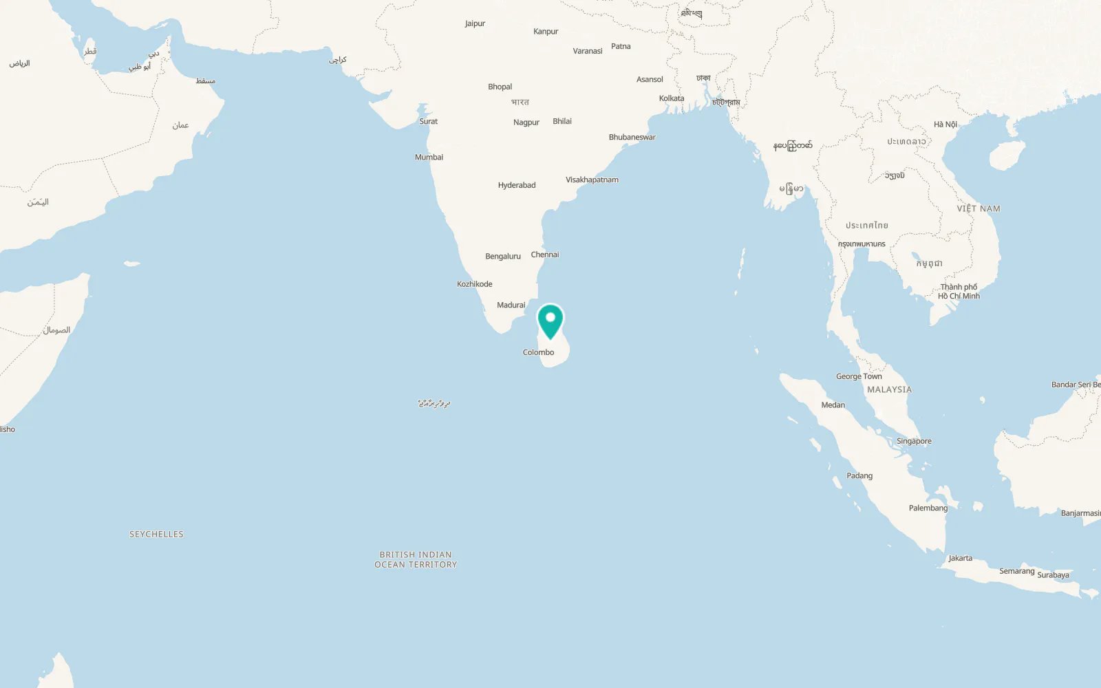 Map of Matale