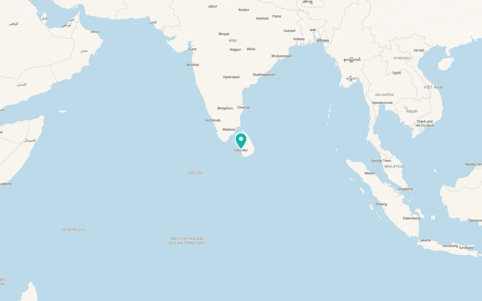 Map of Pita Kotte