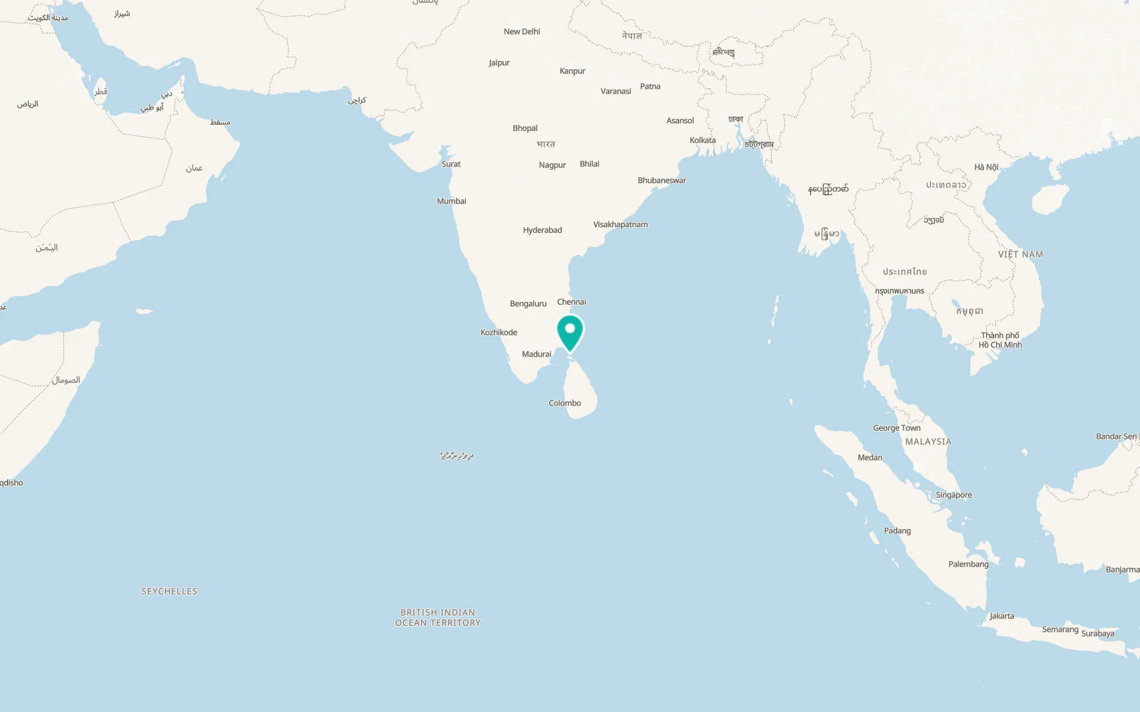 Map of Valvedditturai