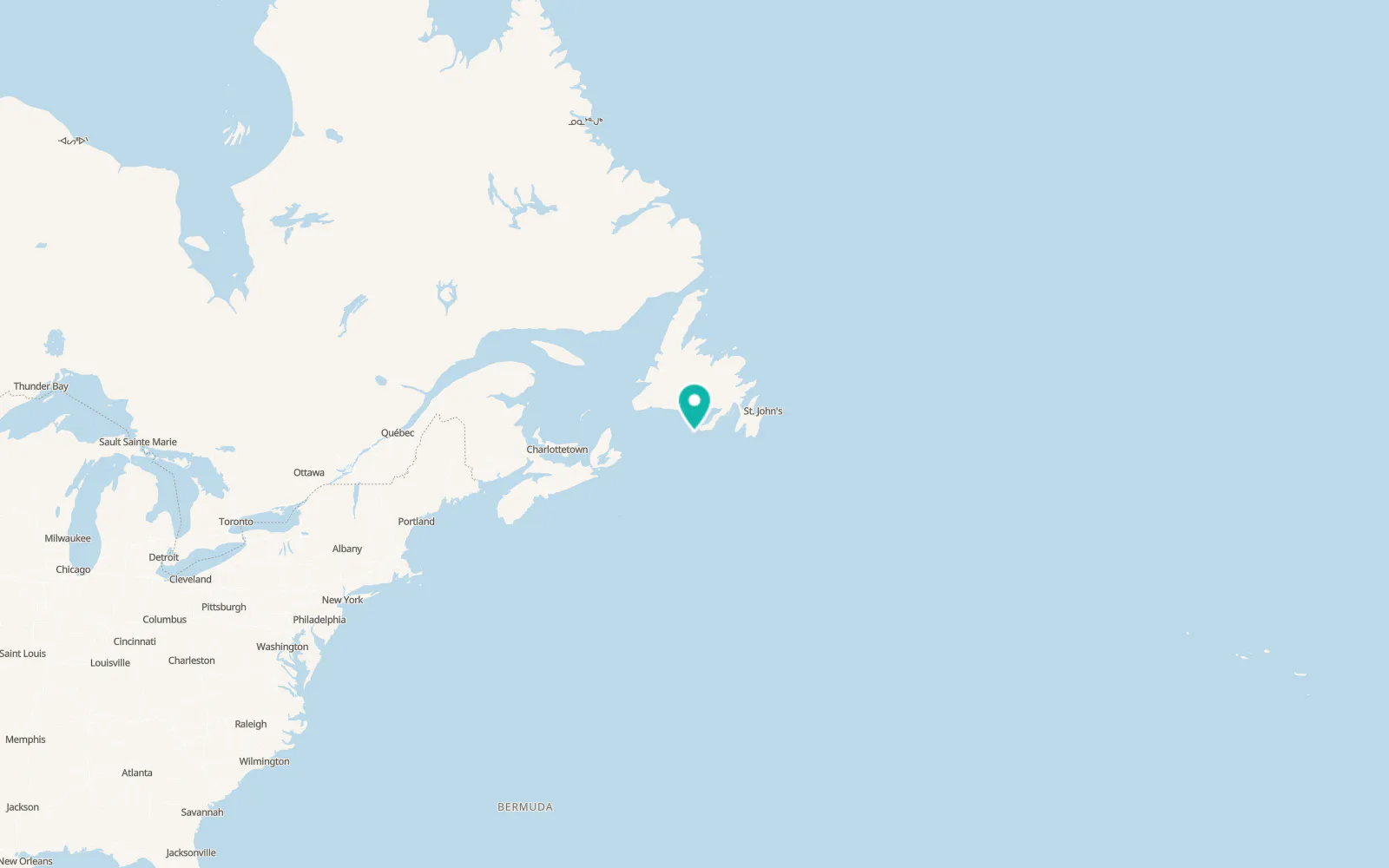 Map of Saint-Pierre