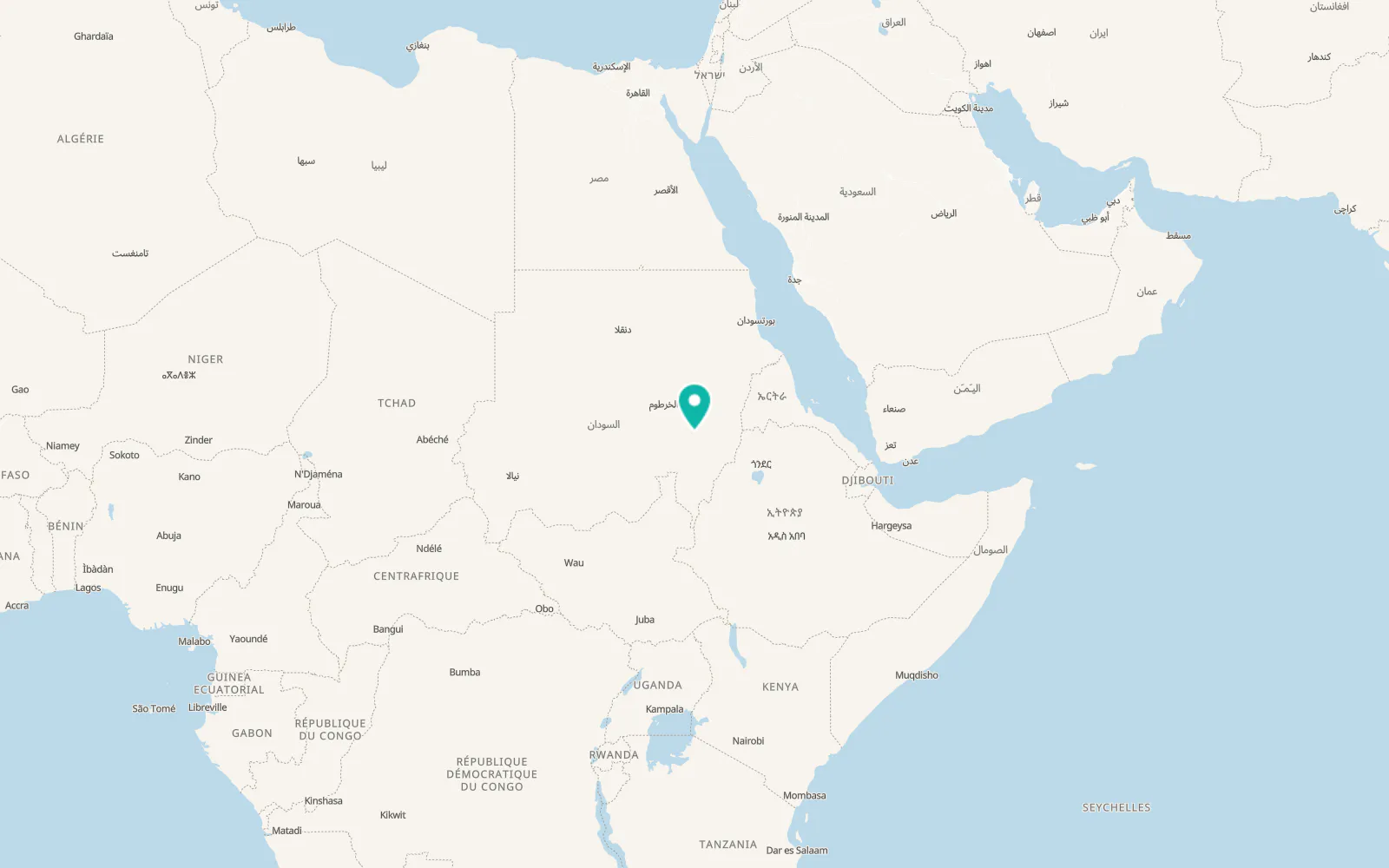Map of Al-Fāw