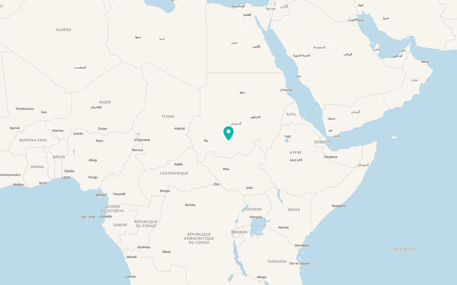 Map of Al Fūlah
