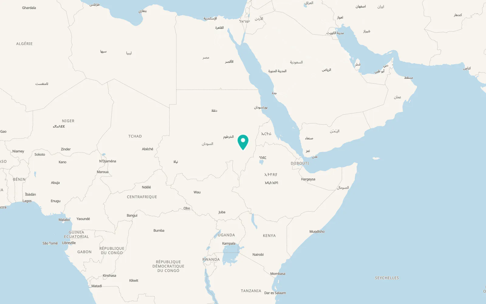 Map of Al Ḩawātah