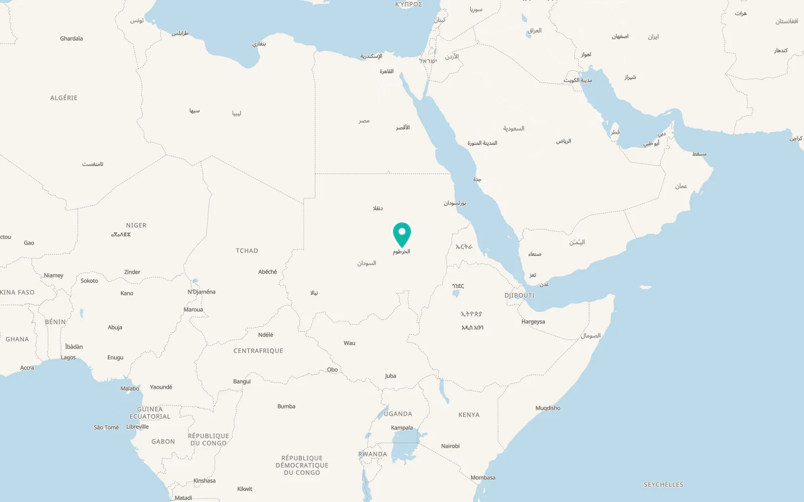 Map of Al Manshiya