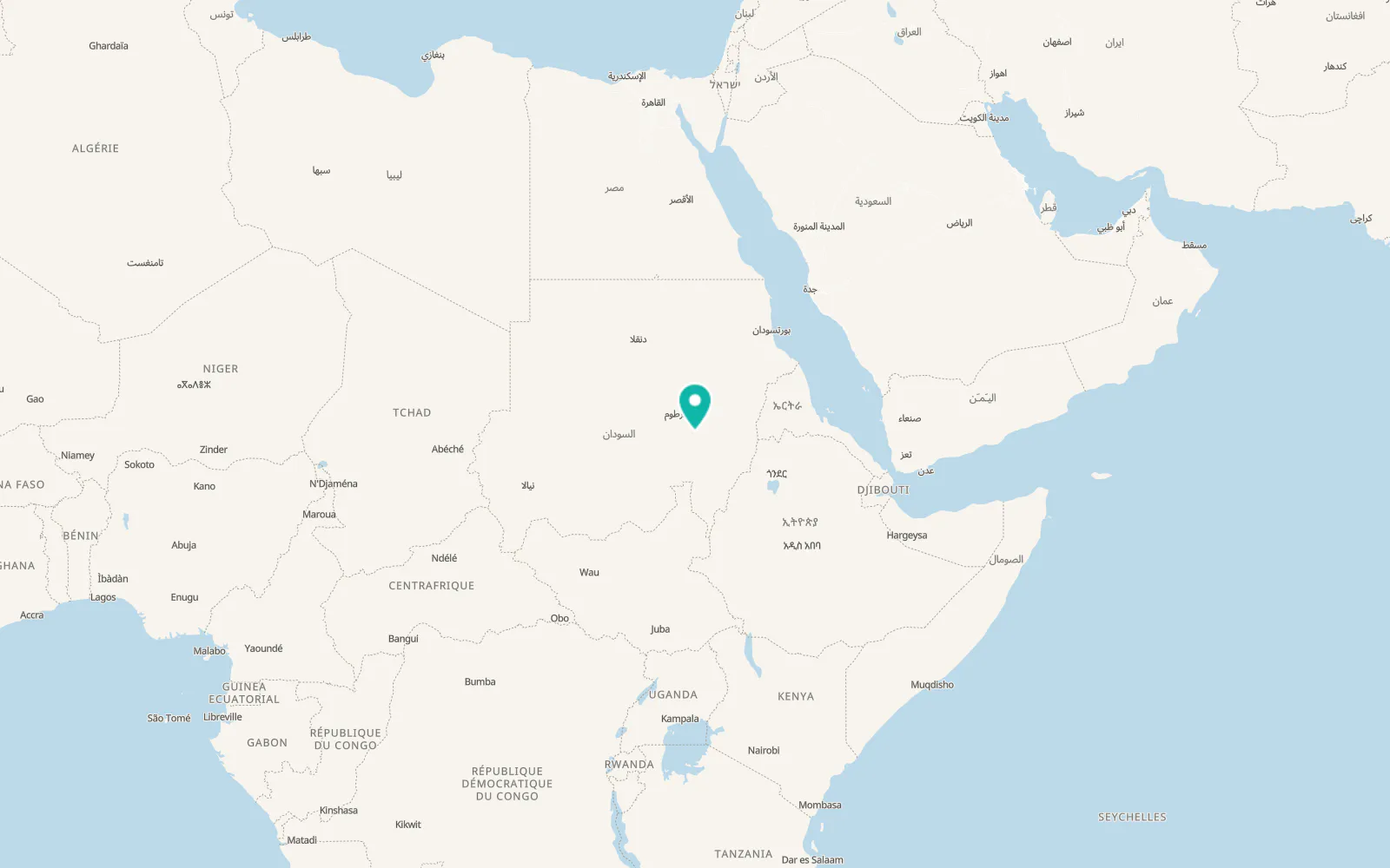 Map of Al Masallamiyya